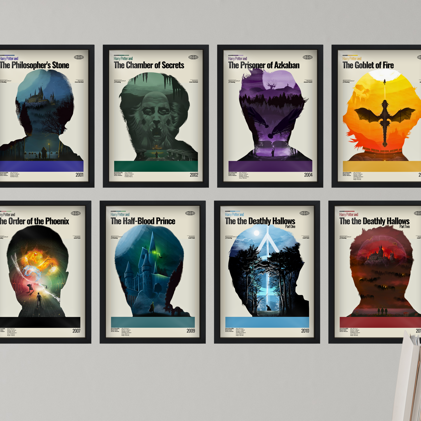 Bundle: Harry Potter - Saga Completa (8 Quadros) - Quadraê