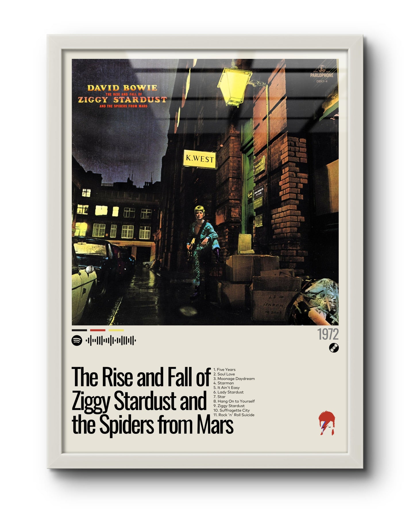 Quadro: The Rise and Fall of Ziggy Stardust and the Spiders from Mars (1972) by David Bowie