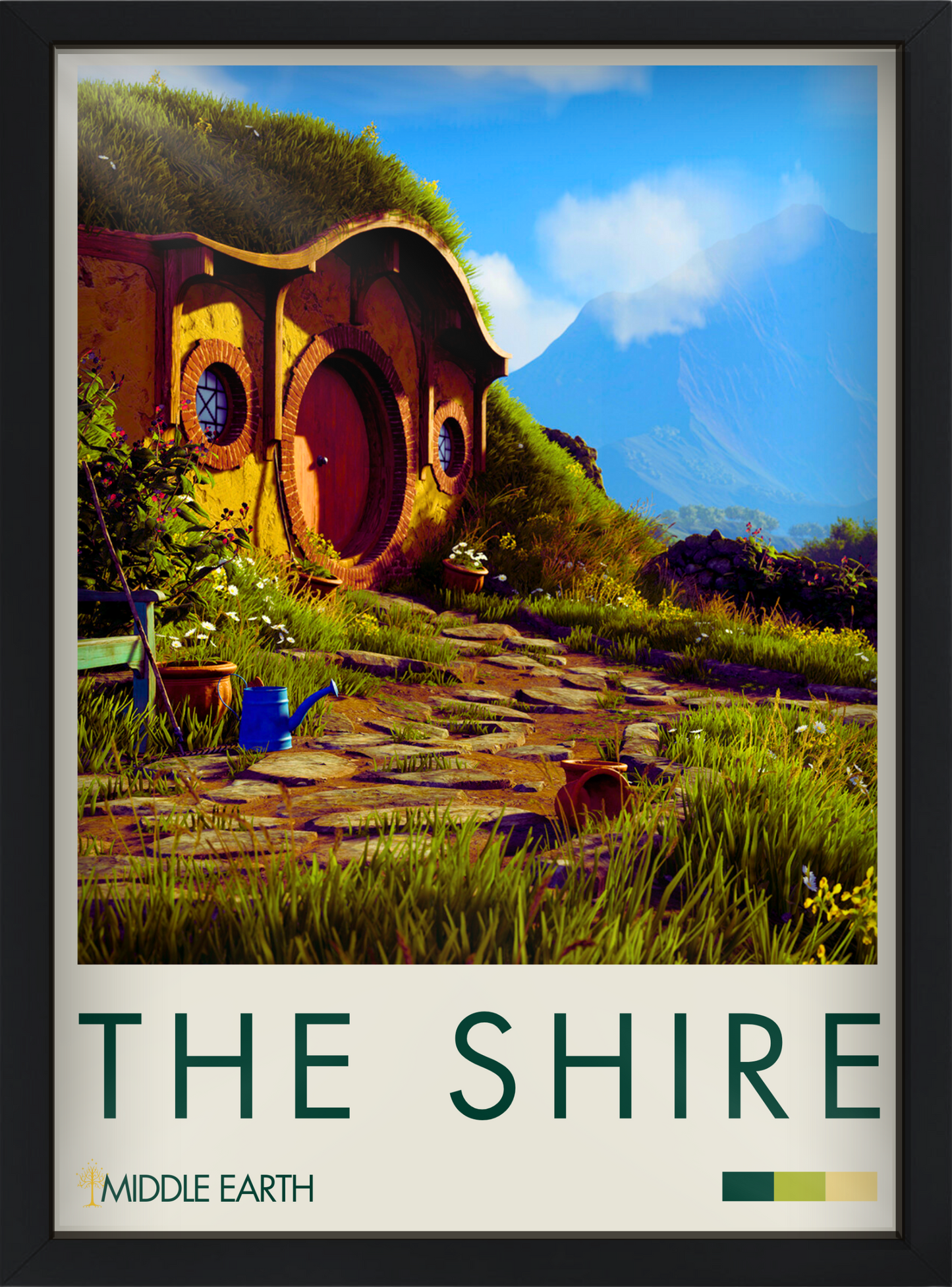 Quadro: The Shire / O Condado (O Senhor dos Anéis)