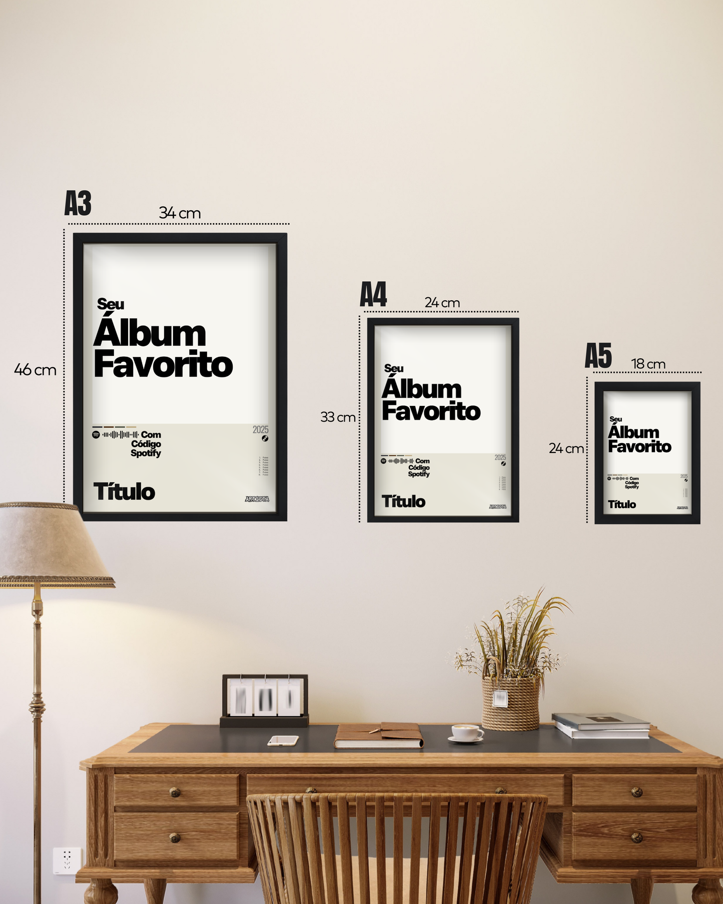 Quadro: PERSONALIZE Seu Álbum (2025)
