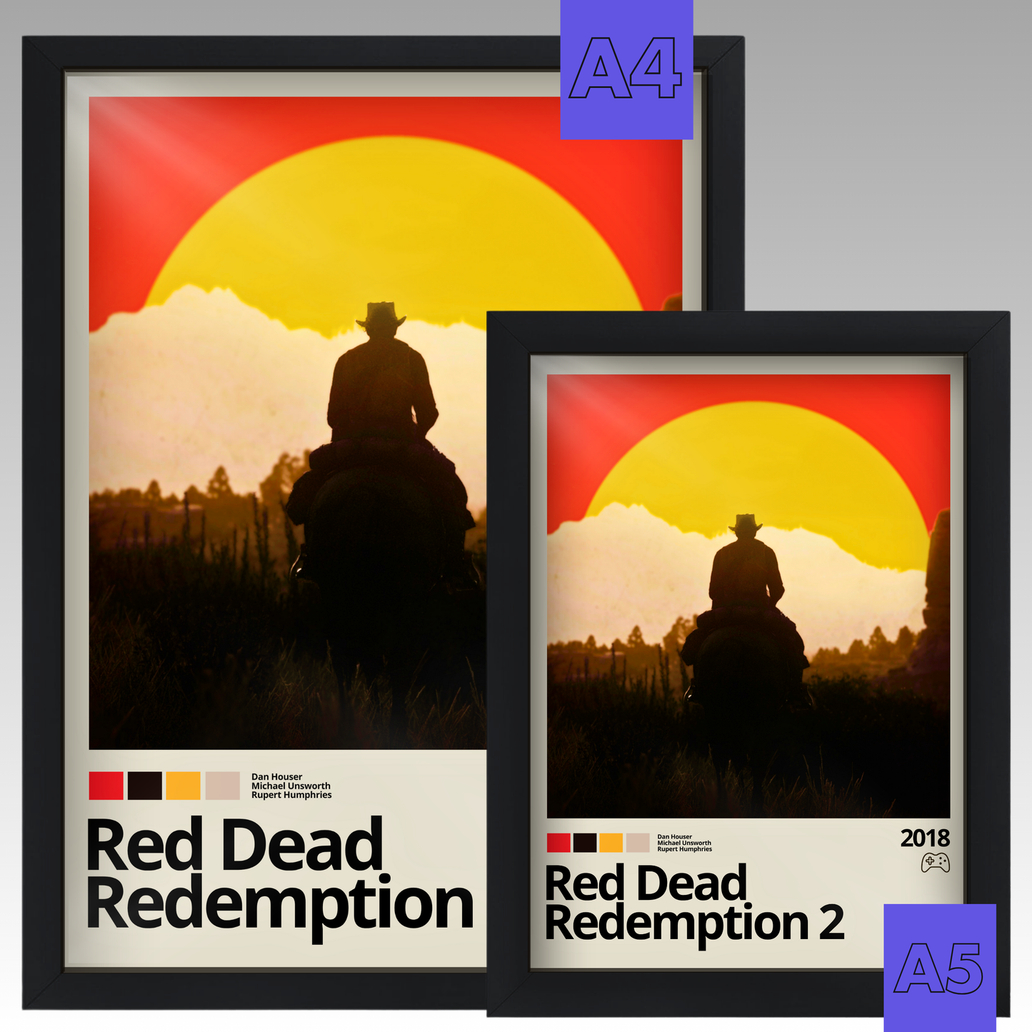 Quadro: Red Dead Redemption 2 (2018) - Quadraê