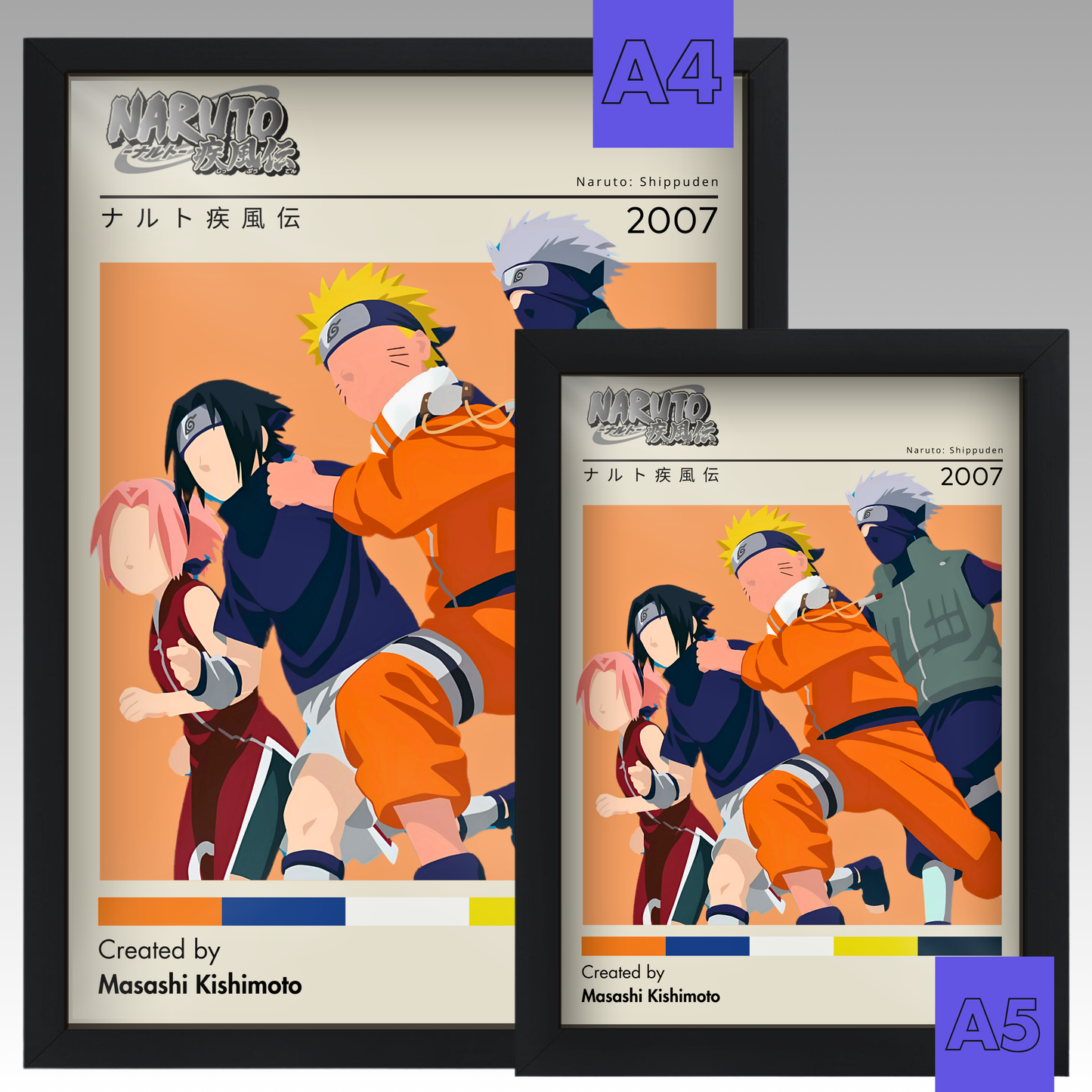 Quadro: Naruto Shippuden (2007) - Quadraê