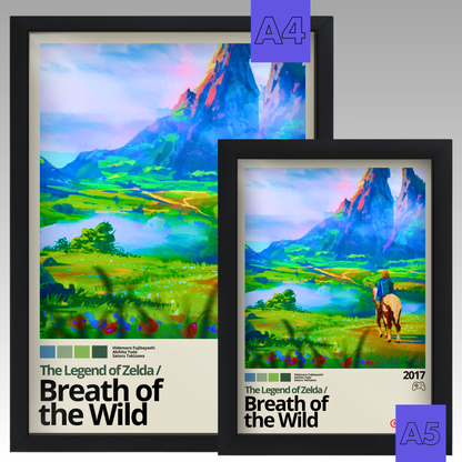 Quadro: The Legend of Zelda - Breath of the Wild (2017) - Quadraê