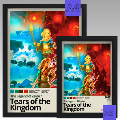 Quadro: The Legend of Zelda - Tears of the Kingdom (2023) - Quadraê