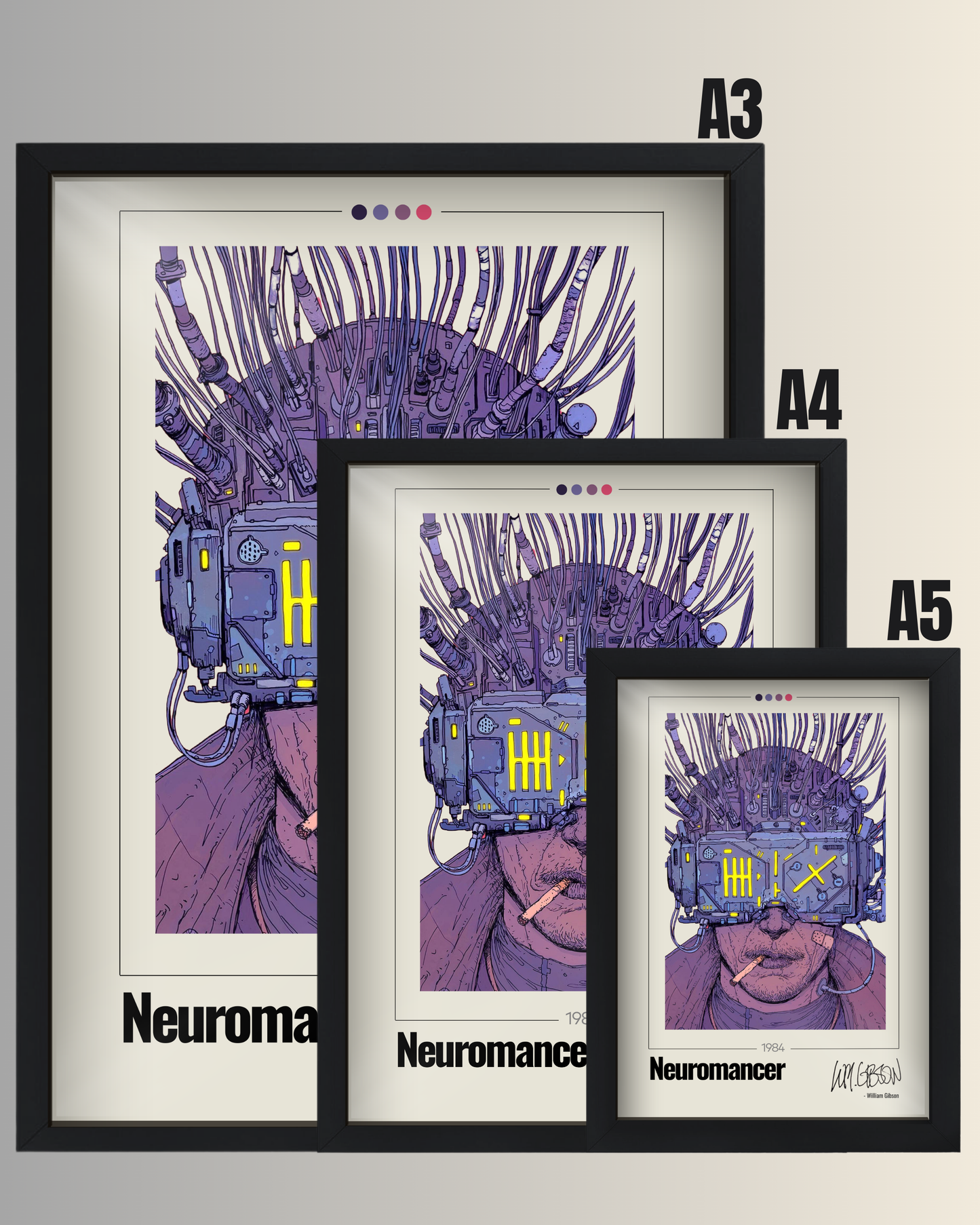 Quadro: Neuromancer (1984) by William Gibson