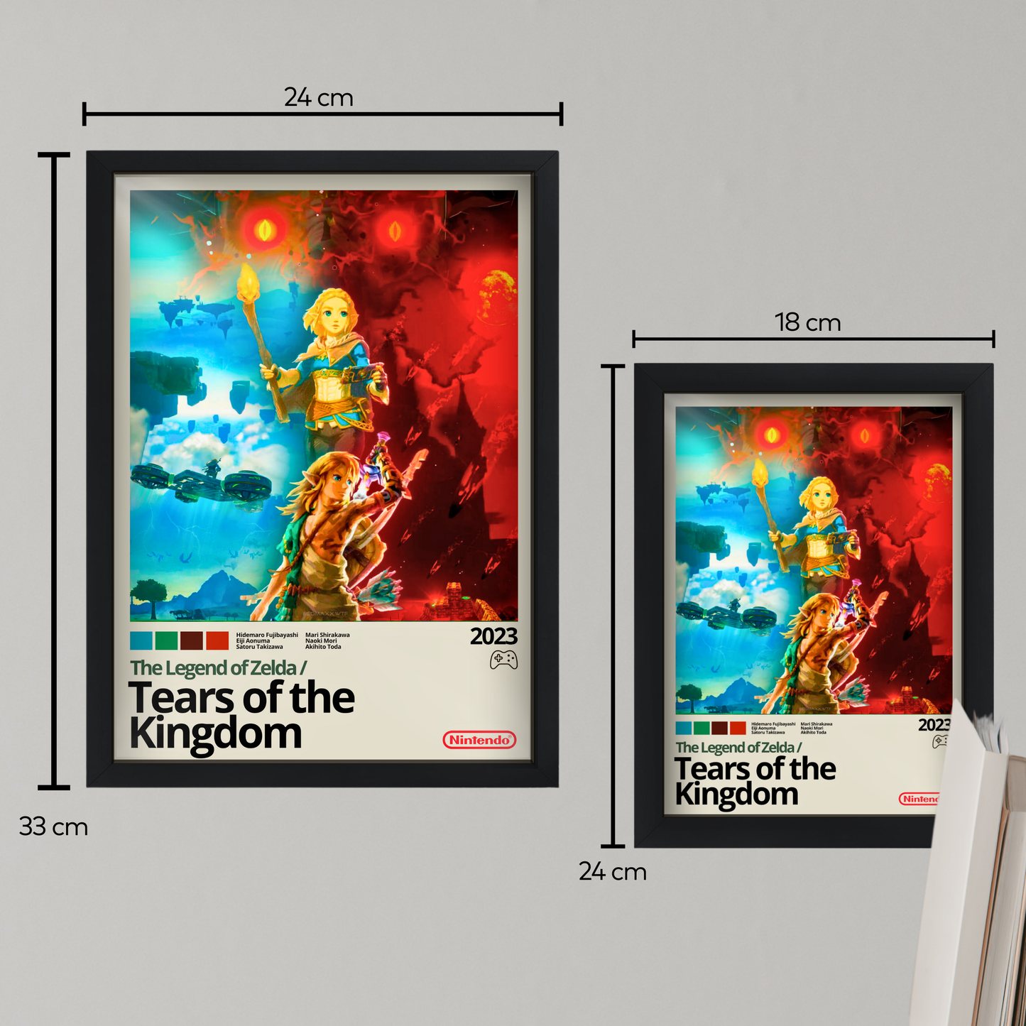 Quadro: The Legend of Zelda - Tears of the Kingdom (2023) - Quadraê