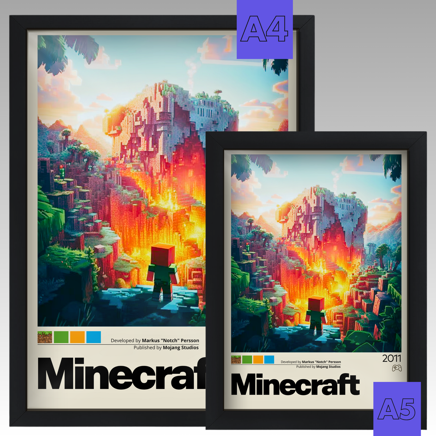 Quadro: Minecraft (2011) - Quadraê