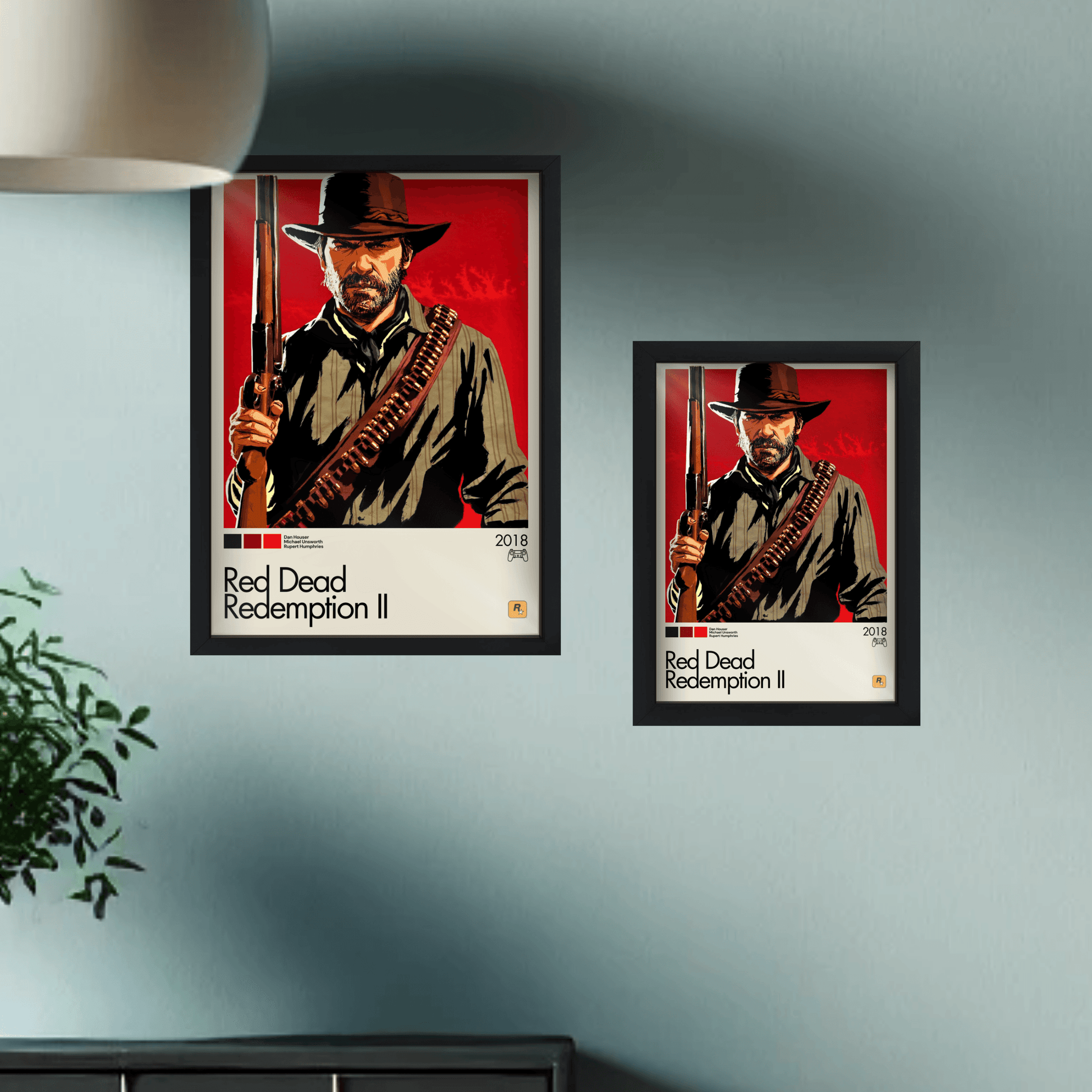 Quadro: Red Dead Redemption 2 (2018) v2 - Quadraê