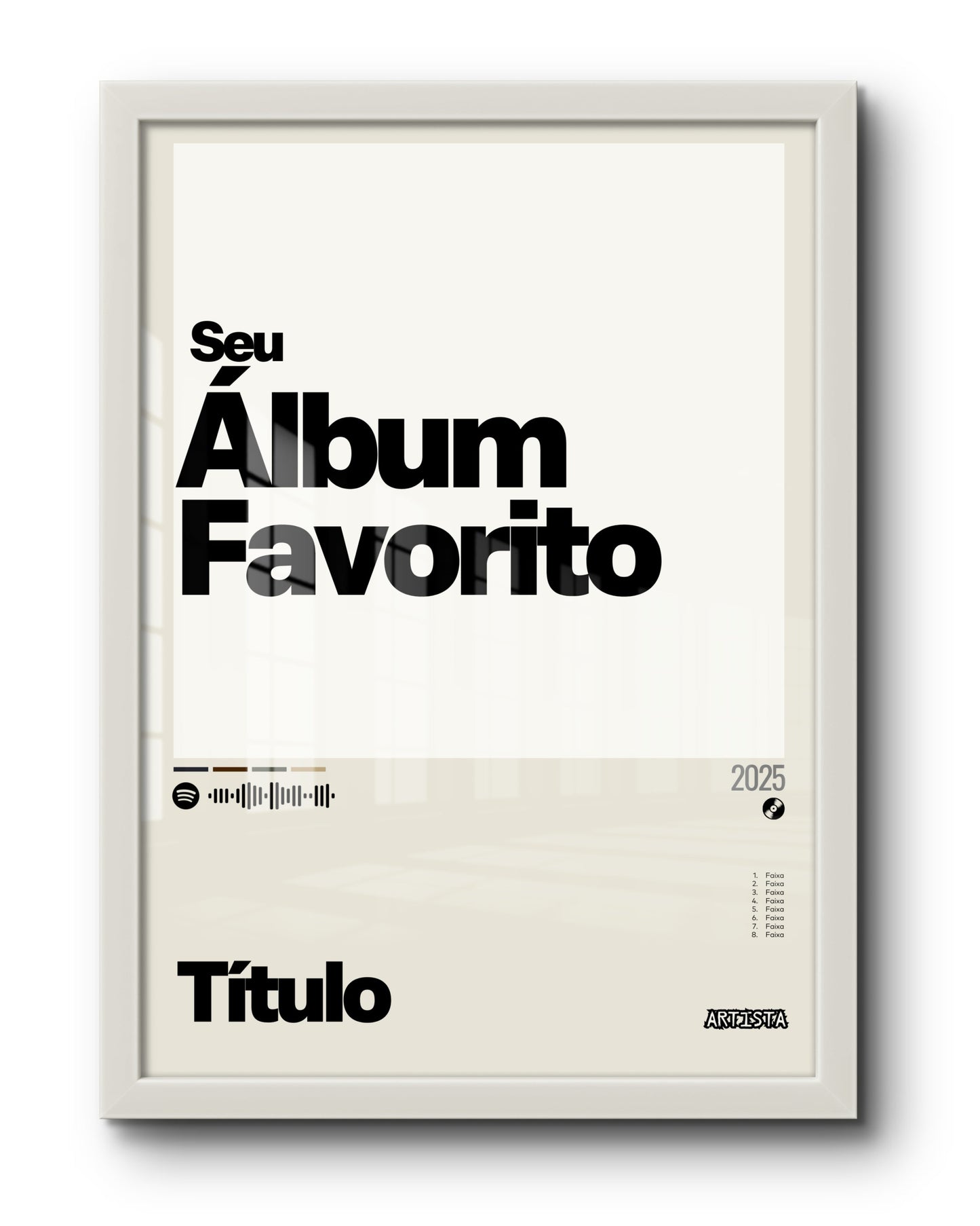 Quadro: PERSONALIZE Seu Álbum (2025)