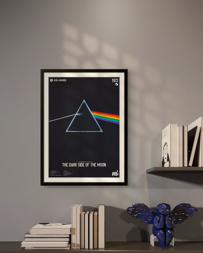 Quadro: The Dark Side of the Moon (1973) by Pink Floyd / Full Canvas