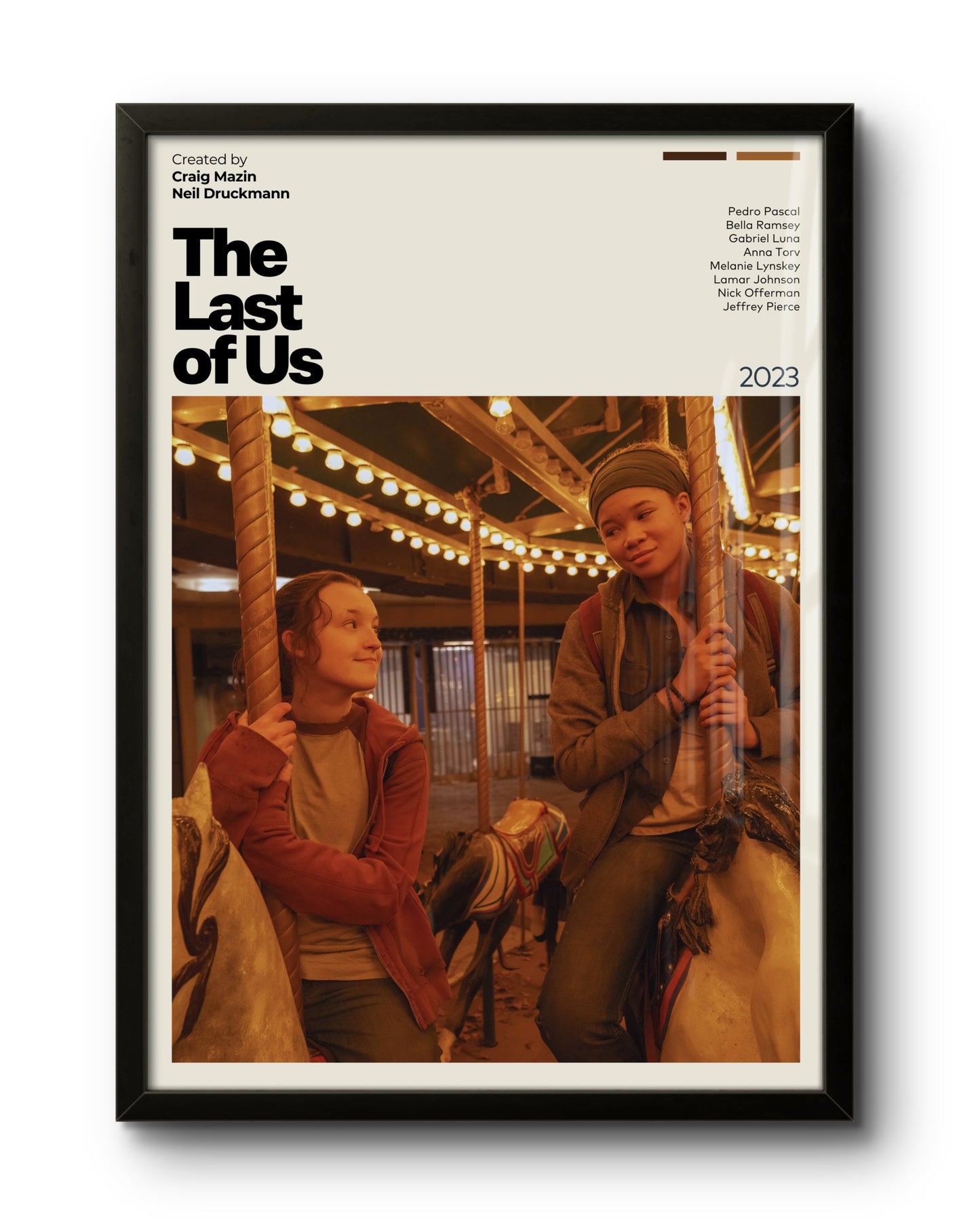 Quadro: The Last of Us (2023) / Ellie & Riley