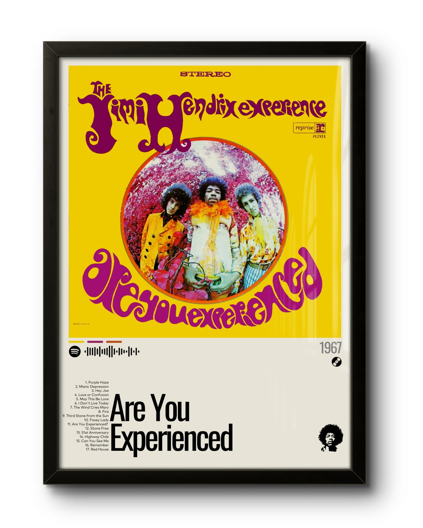 Quadro: Are You Experienced (1967) by Jimi Hendrix