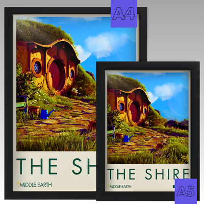 Quadro: The Shire / O Condado (O Senhor dos Anéis)