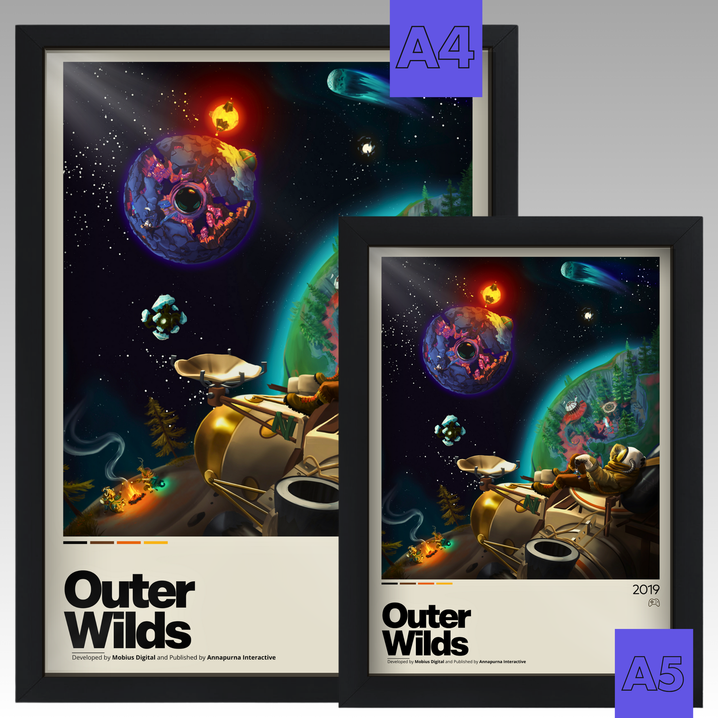 Quadro: Outer Wilds (2019) - Quadraê