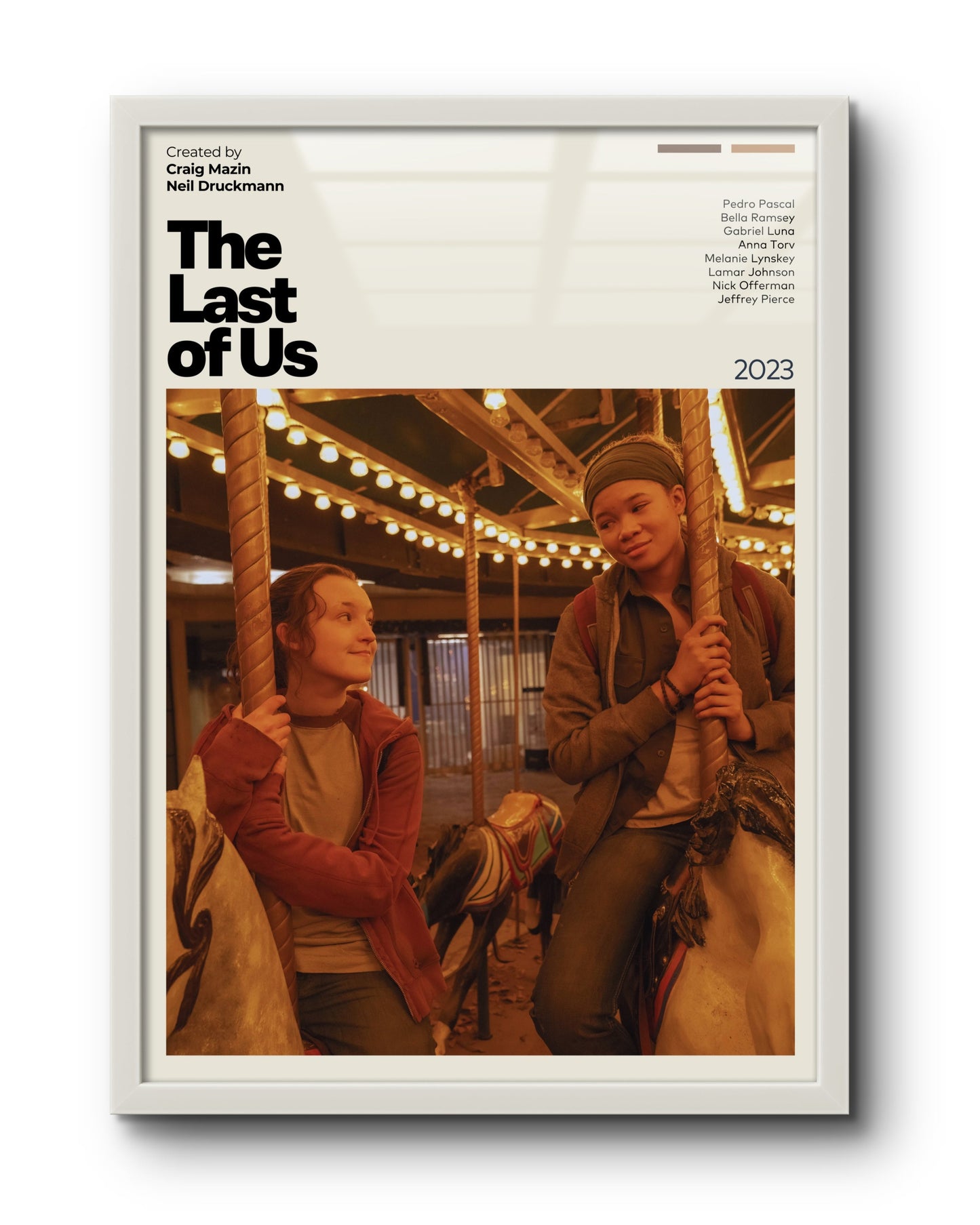 Quadro: The Last of Us (2023) / Ellie & Riley