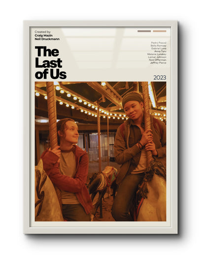 Quadro: The Last of Us (2023) / Ellie & Riley