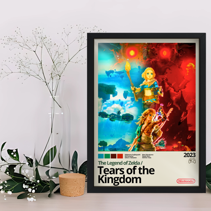 Quadro: The Legend of Zelda - Tears of the Kingdom (2023) - Quadraê