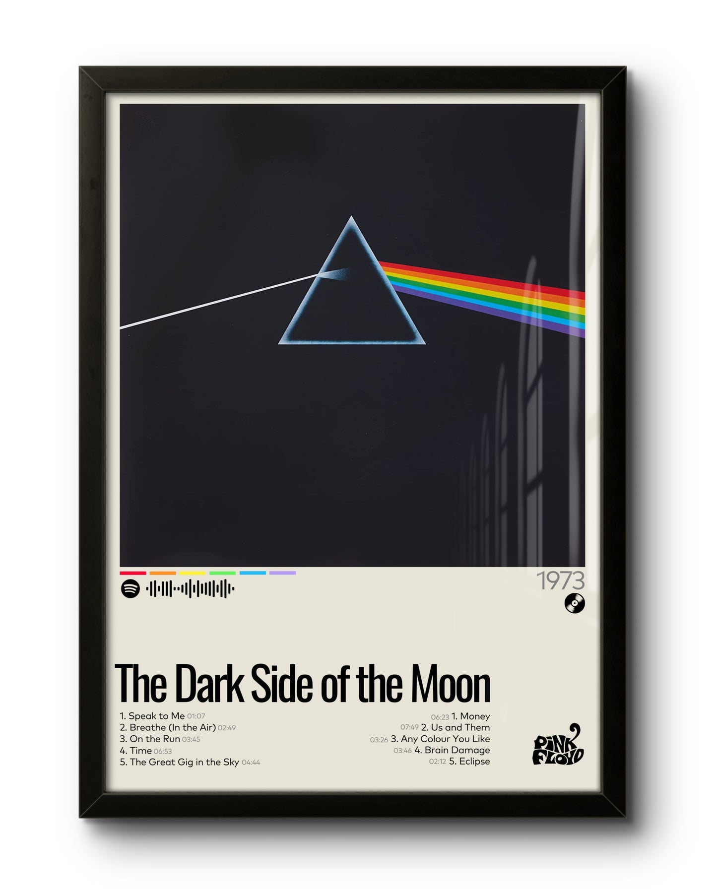 Quadro: The Dark Side of the Moon (1973) by Pink Floyd