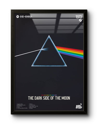 Quadro: The Dark Side of the Moon (1973) by Pink Floyd / Full Canvas