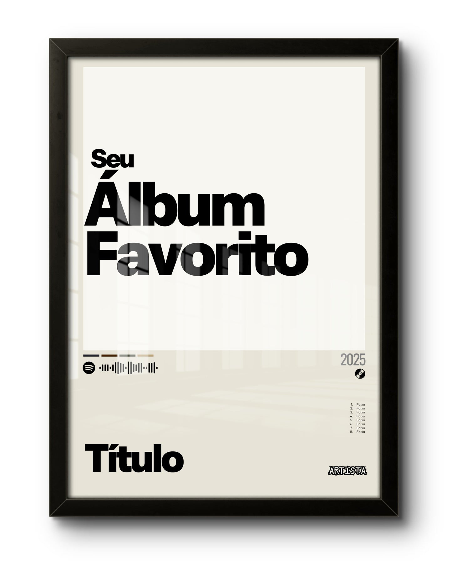 Quadro: PERSONALIZE Seu Álbum (2025)