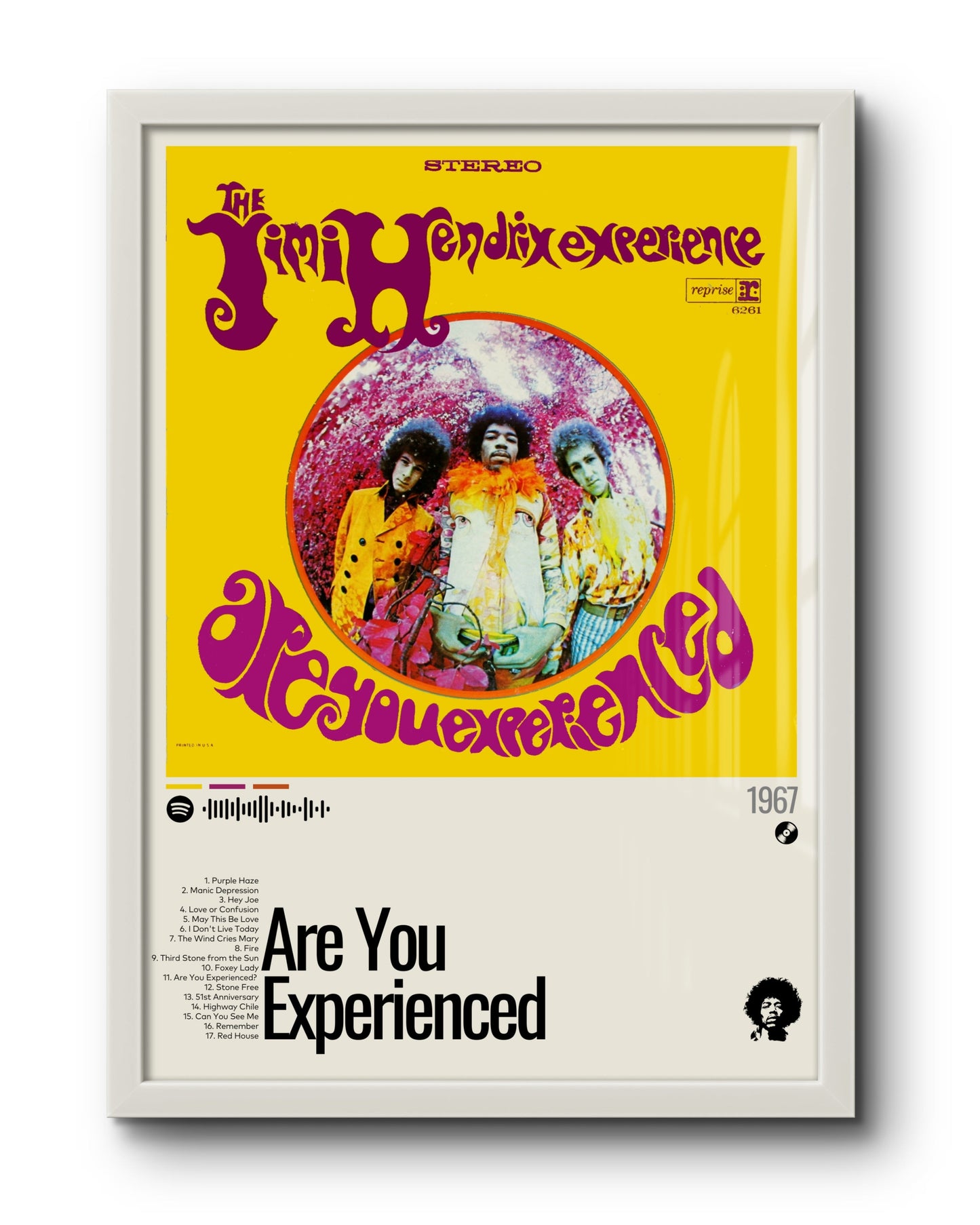 Quadro: Are You Experienced (1967) by Jimi Hendrix