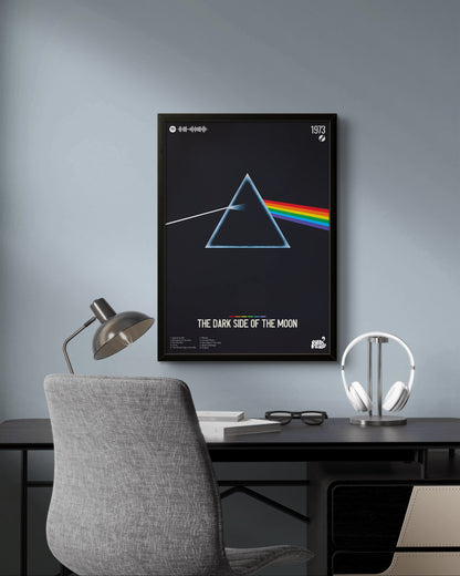 Quadro: The Dark Side of the Moon (1973) by Pink Floyd / Full Canvas