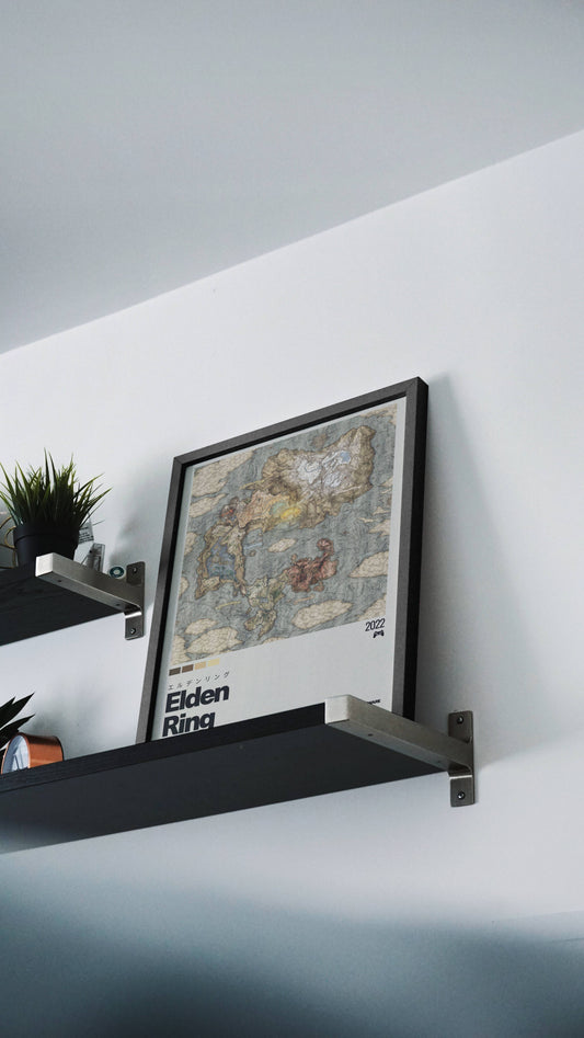 Quadro: Mapa The Lands Between (Elden Ring)