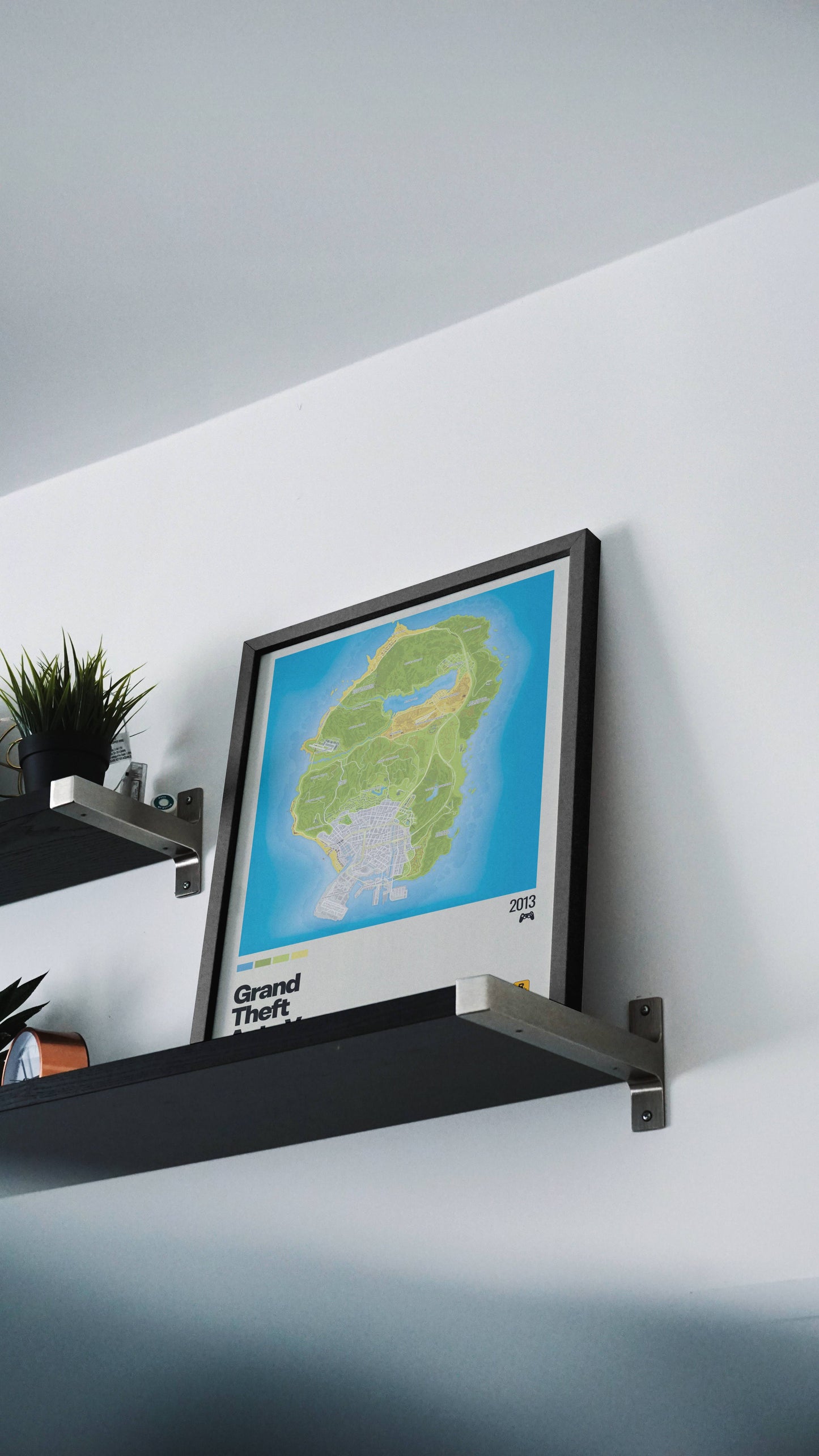 Quadro: Mapa Grand Theft Auto V (GTA V)