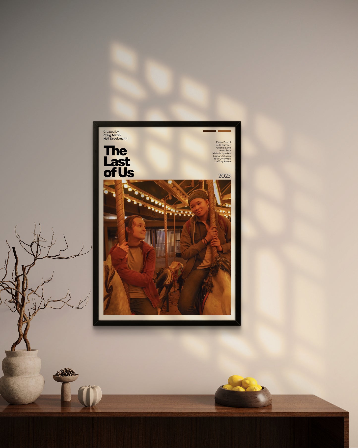 Quadro: The Last of Us (2023) / Ellie & Riley