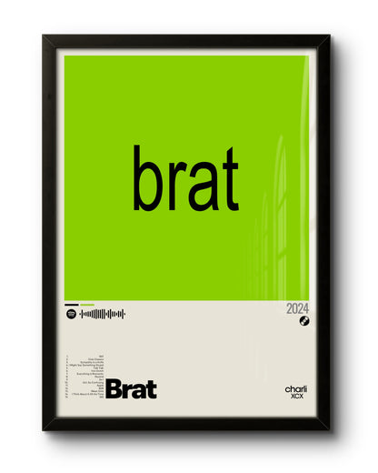 Quadro: Brat (2024) by Charli XCX