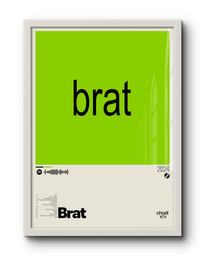 Quadro: Brat (2024) by Charli XCX